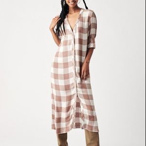 Faherty Buffalo check dress